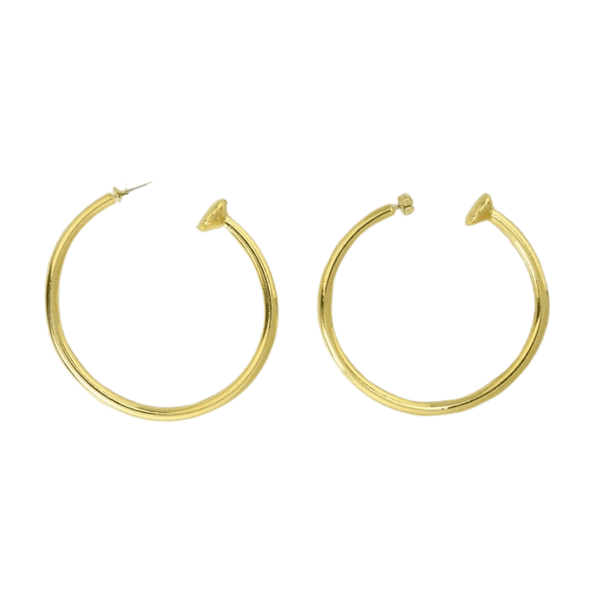 Gold Large Cecilia Hoops